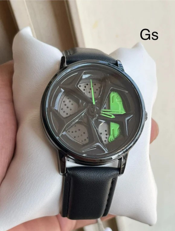V collection - Leather belt spinner mans watches