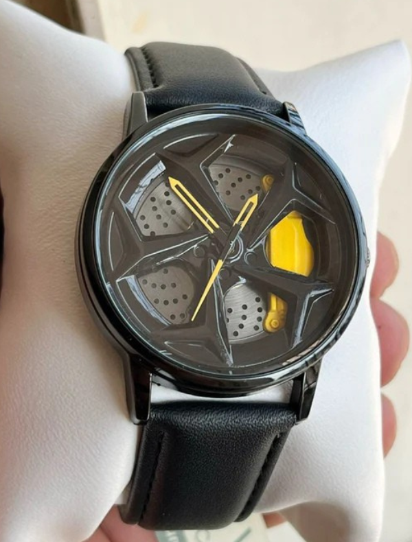 V collection - Leather belt spinner mans watches