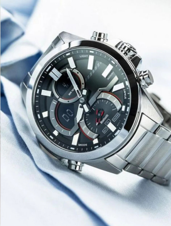 CESIO -Edifice ECB-30 stainless silver