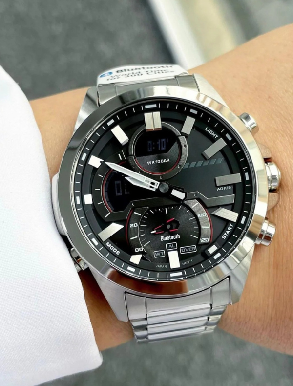 CESIO -Edifice ECB-30 stainless silver