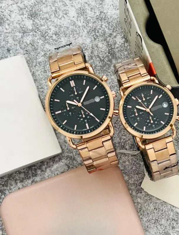 FOSSIL - Metal Watch for Couples