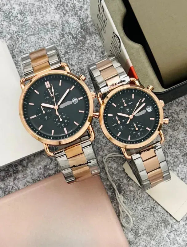 FOSSIL - Metal Watch for Couples