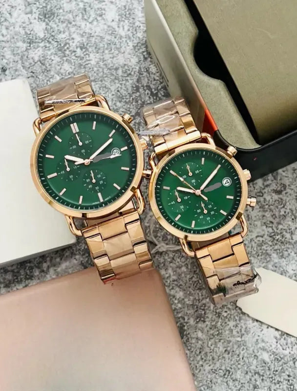 FOSSIL - Metal Watch for Couples