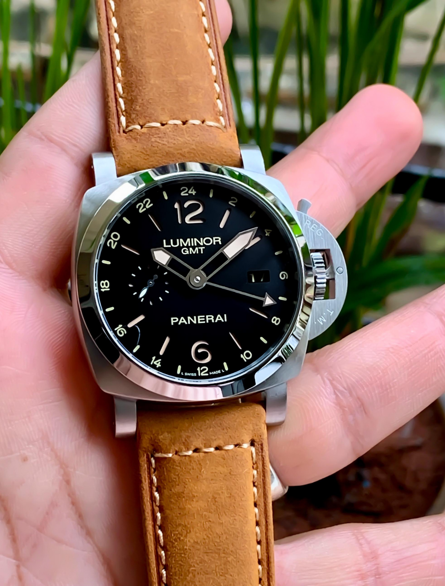 LUMINOR PANERAI - Japanese Automatic Machinery GMT & Second Chronograph Working