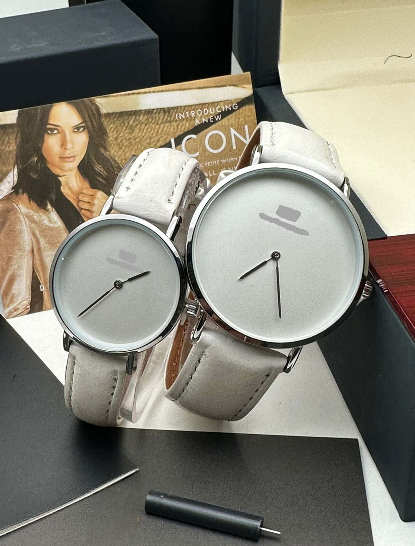 DW DANIEL WELLINGTON - Leather Watches for Her and Him (Couple)