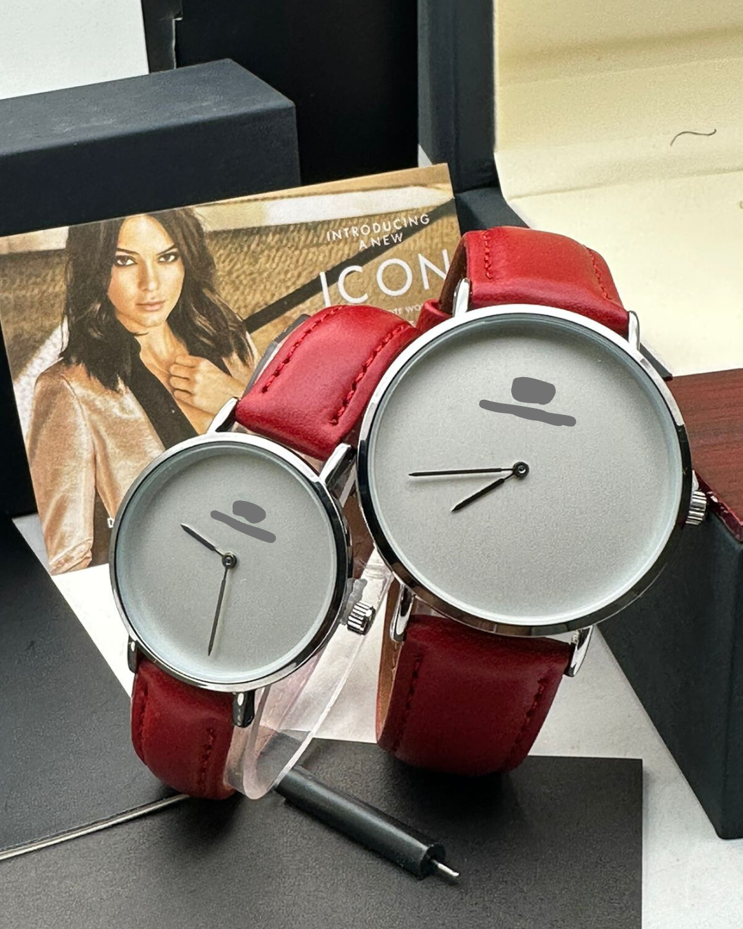 DW DANIEL WELLINGTON - Leather Watches for Her and Him (Couple)