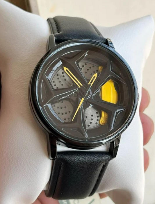 V collection - Leather belt spinner mans watches