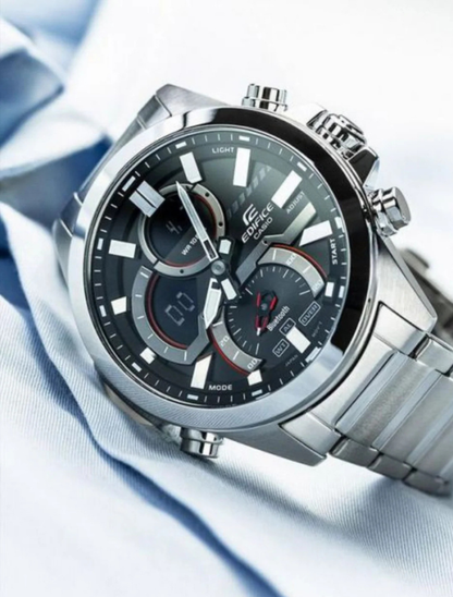 CASIO -Edifice ECB-30 stainless silver