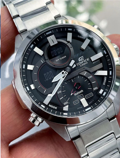 CASIO -Edifice ECB-30 stainless silver
