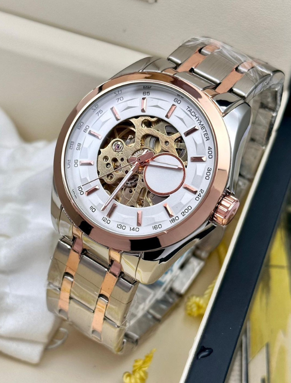 TASSOT_1853 - Metal Watch with Automatic Machinery