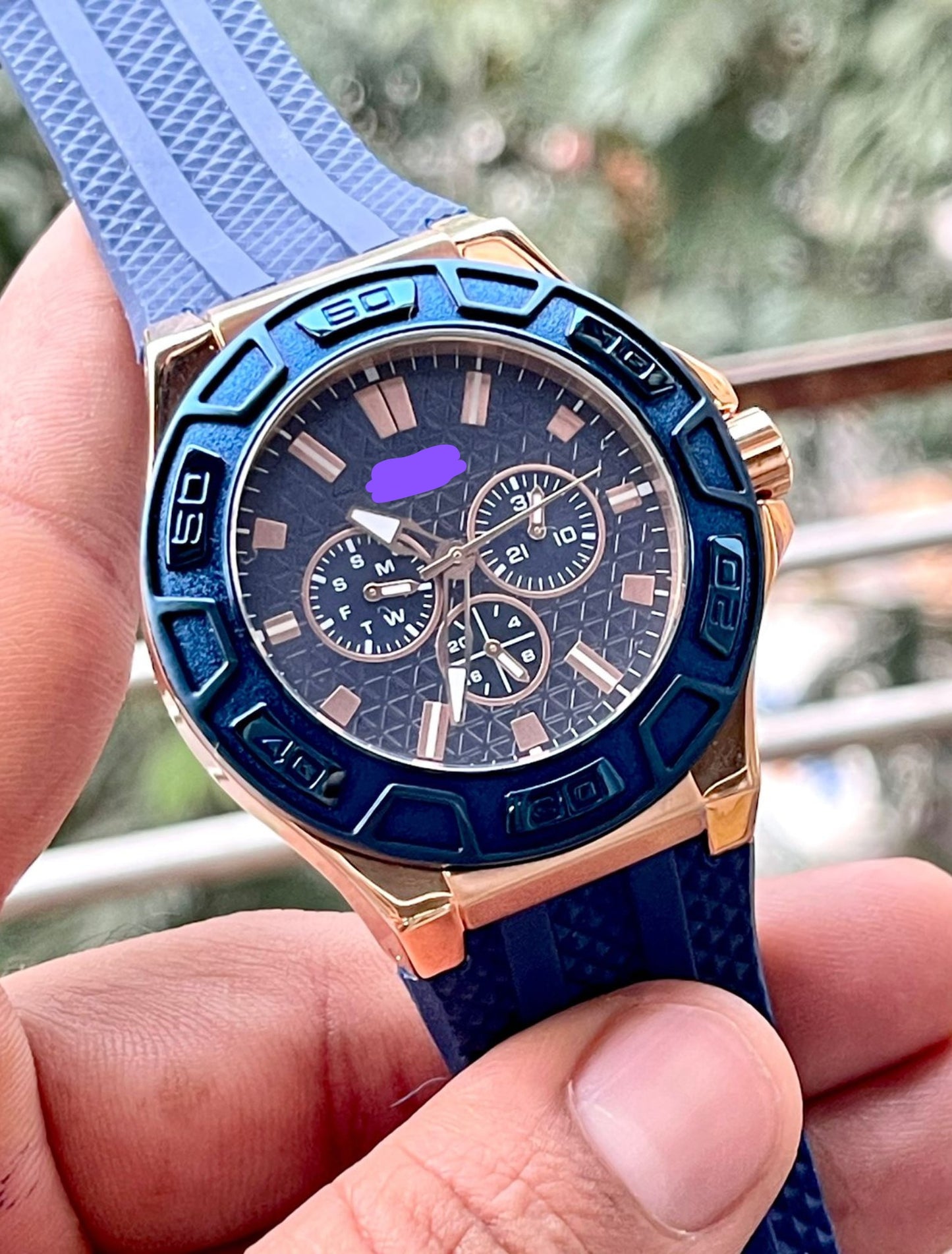 GUESS - All Blue Silicon Watch