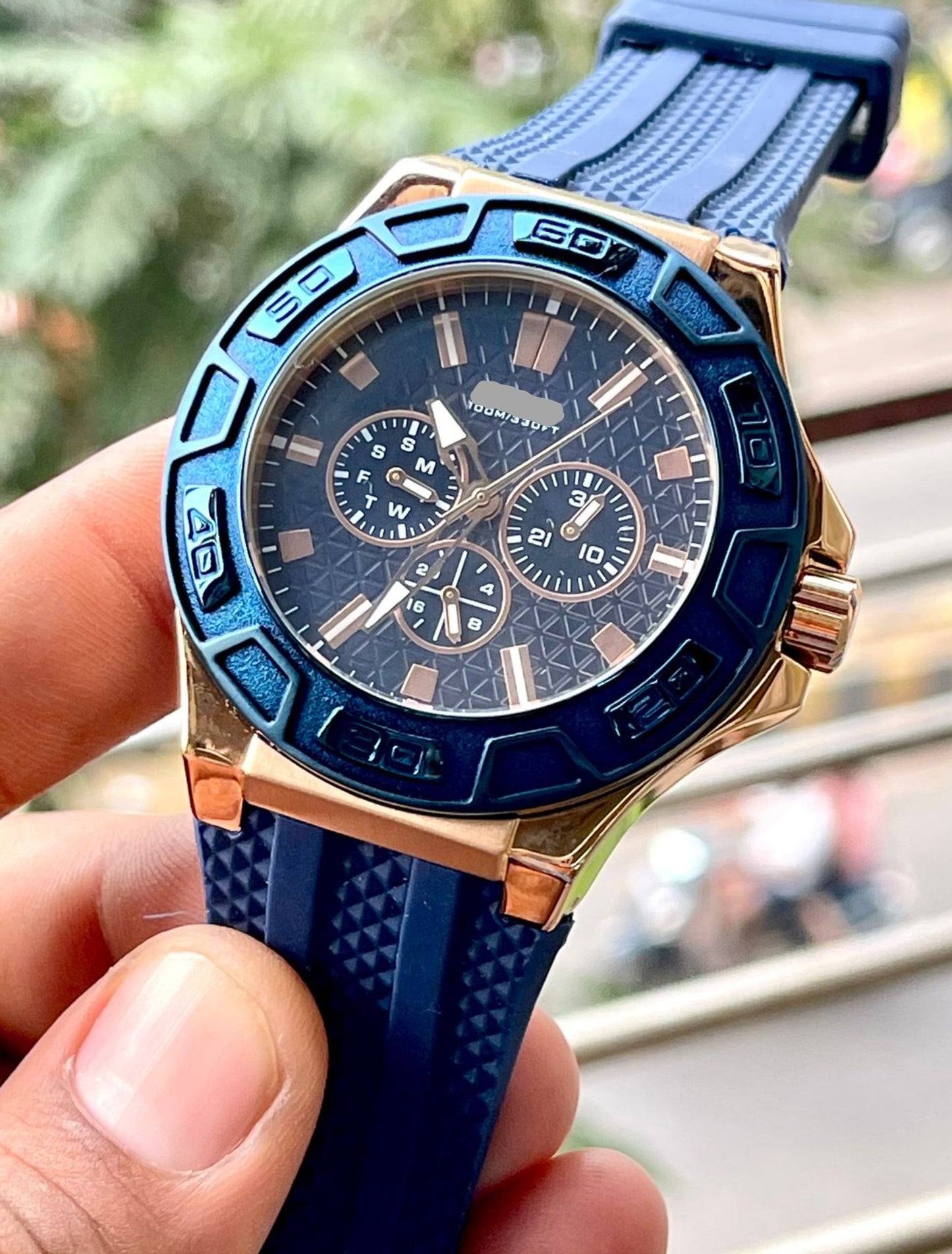 GUESS - All Blue Silicon Watch