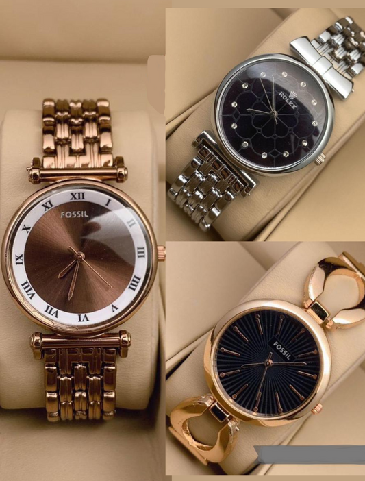 FOSSIL_ROLEX - Combo Collection (Buy 1 Get 2 Free)