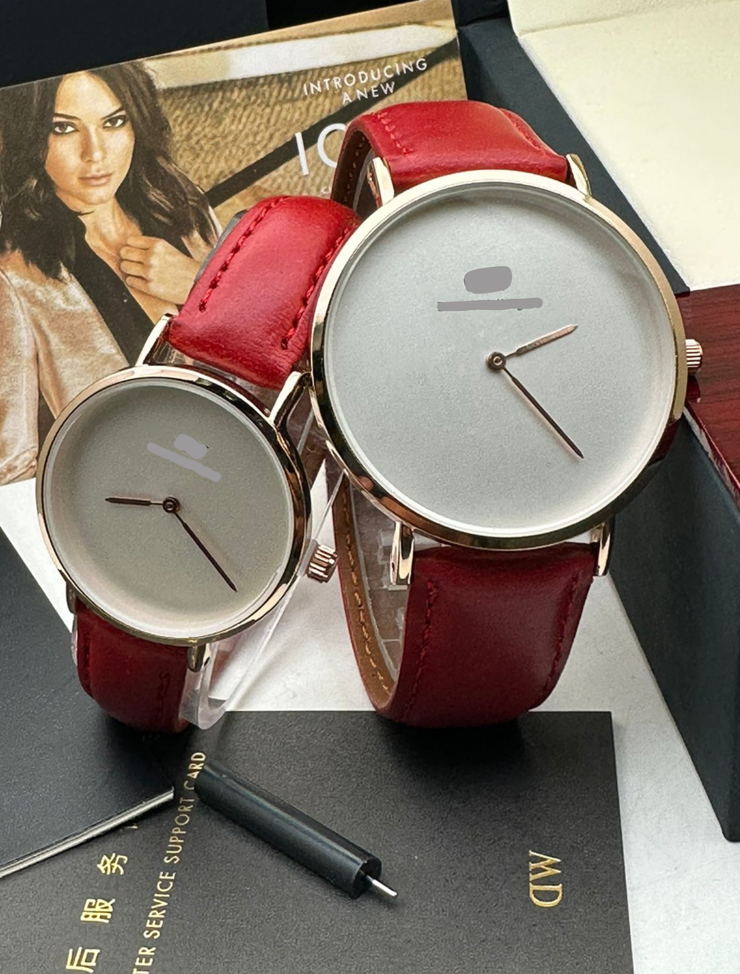 DW DANIEL WELLINGTON - Leather Watches for Her and Him (Couple)