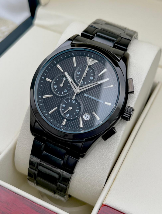 EMPORIO ARMANI - Metallic Majesty: Timepiece Elegance