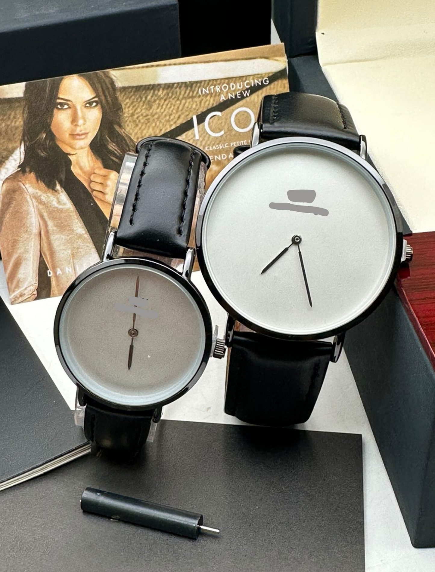 DW DANIEL WELLINGTON - Leather Watches for Her and Him (Couple)