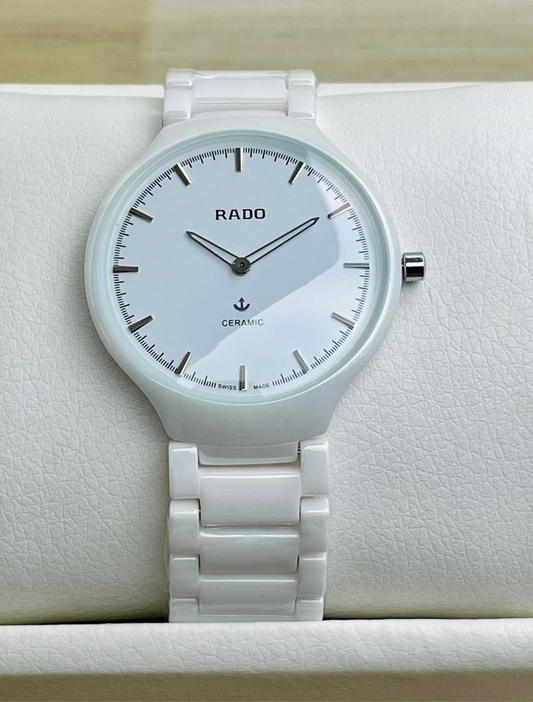 RADO - White/Black Metal Watch