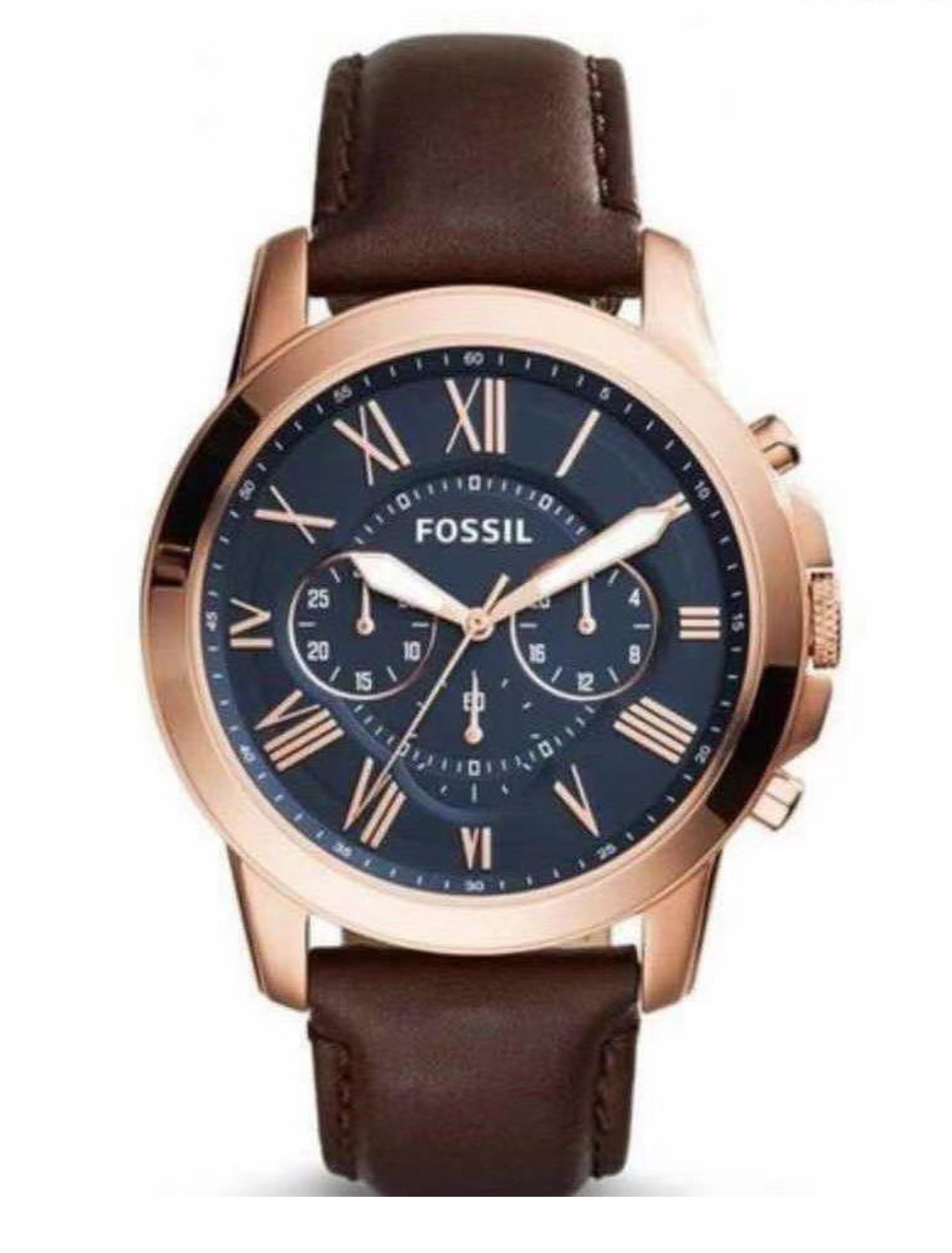 FOSSIL - Leather Watch with Original Japanese machinery