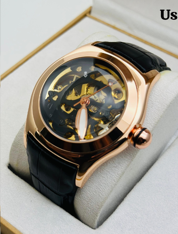 CORAM MECANECO - Automatic Leather Watch Elegance