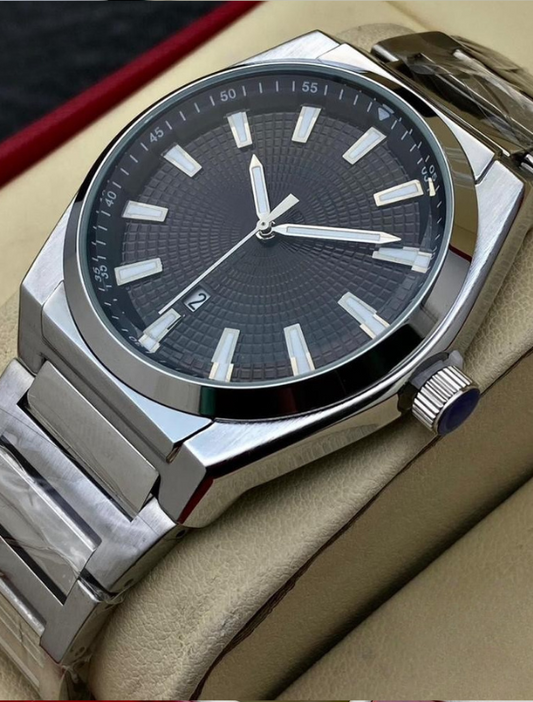 FOSSEL -  Metal Watch with Silver White Colour Glass