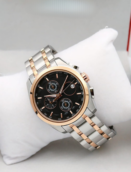 TASSOT_1853 - Black Dial Metal Watch Collections