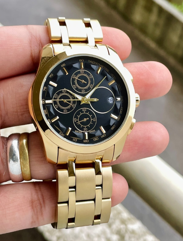 TASSOT_1853 - Black Dial Metal Watch Collections