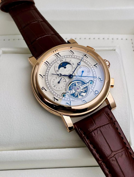 CARTIAR - Japanese Automatic Machinery with Brown Leather Belt