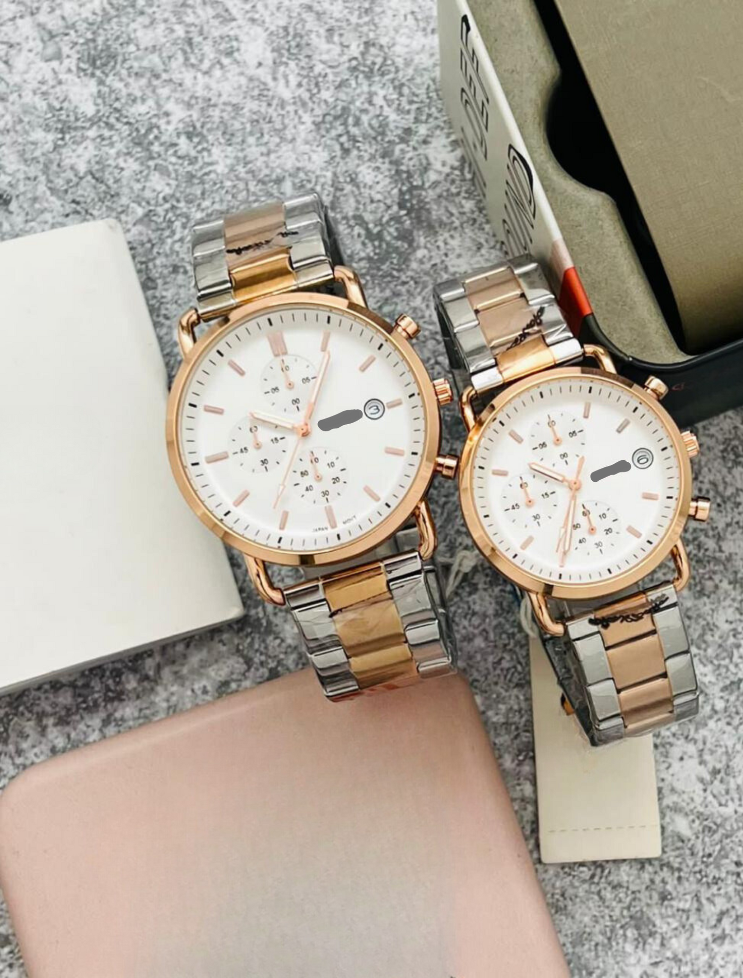 FOSSIL - Metal Watch for Couples