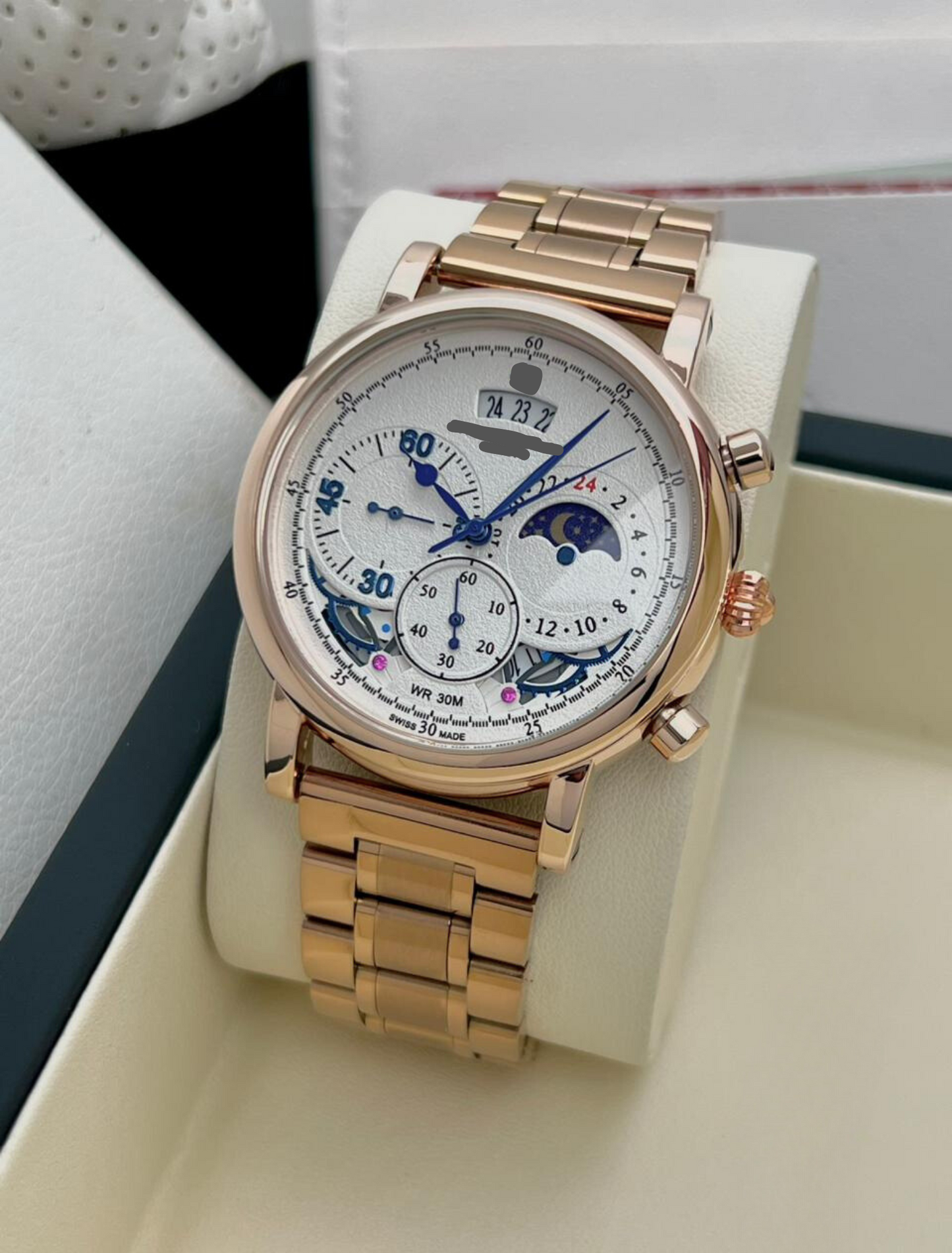 PATEK PHILIPPE GENEVE - Metal Watch with Original Japanese machinery