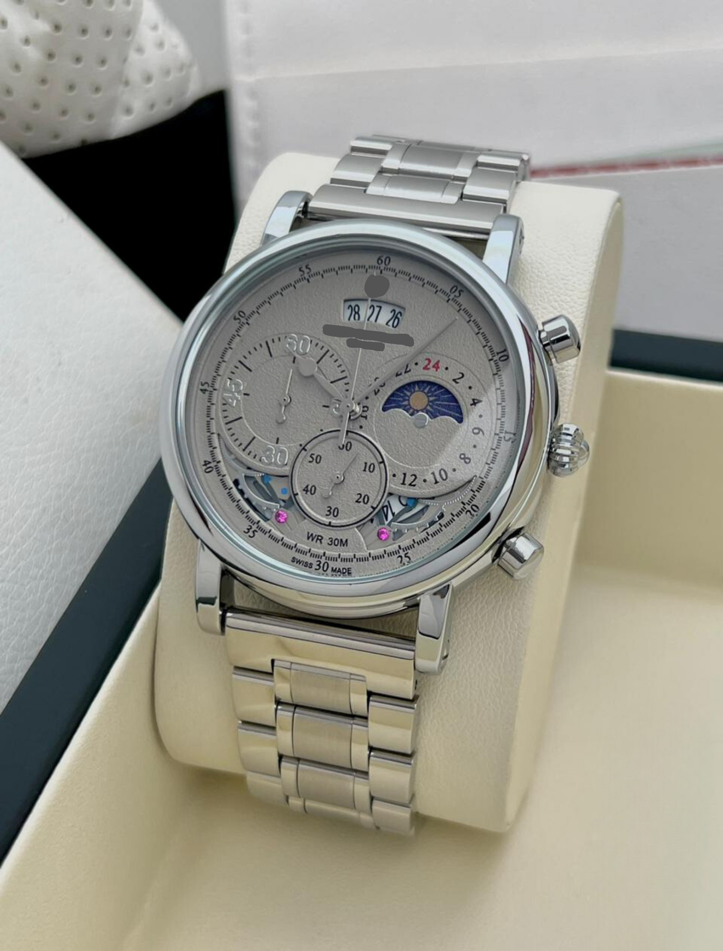 PATEK PHILIPPE GENEVE - Metal Watch with Original Japanese machinery