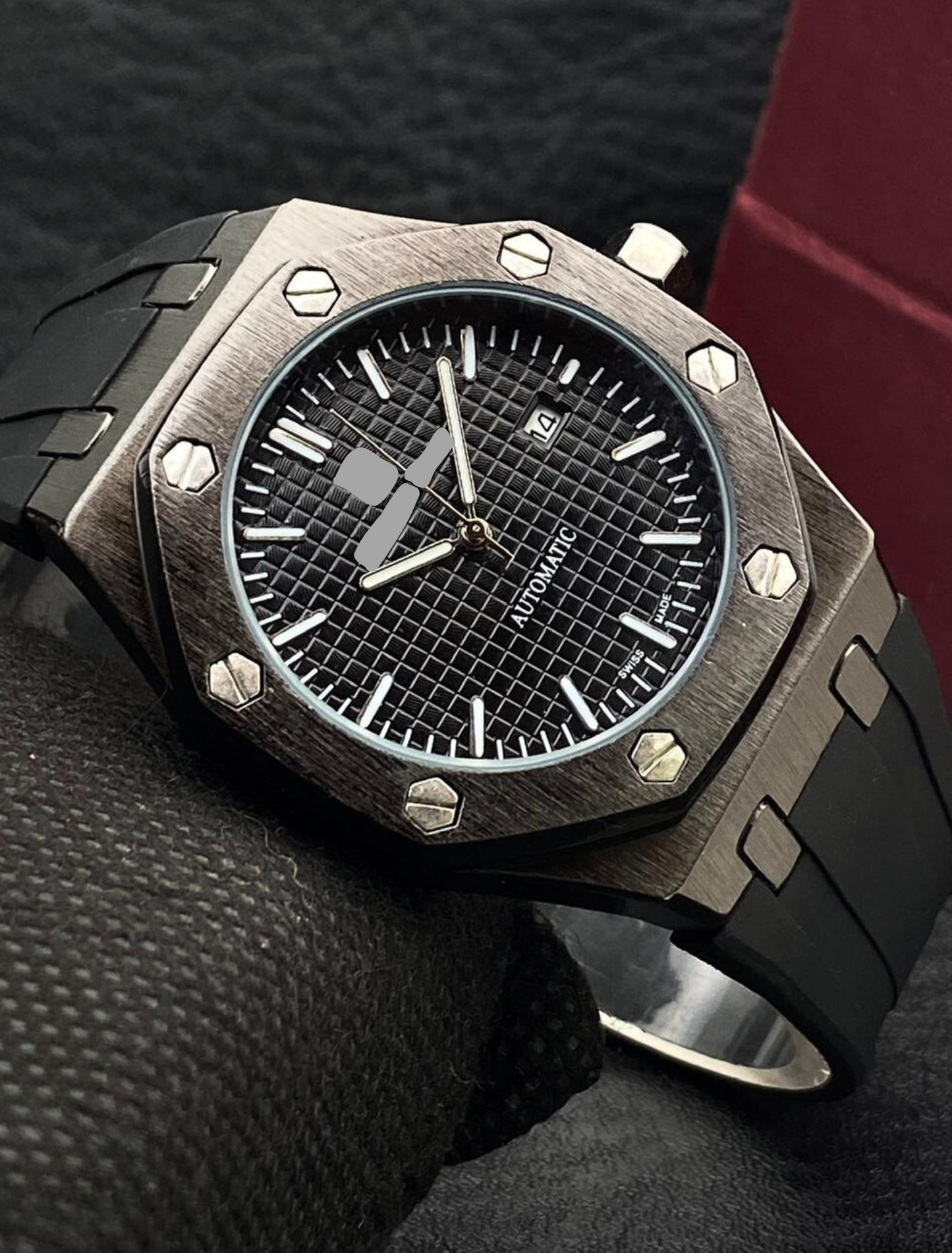 AUDEMARS PIGUET - All Black Silicon Watch