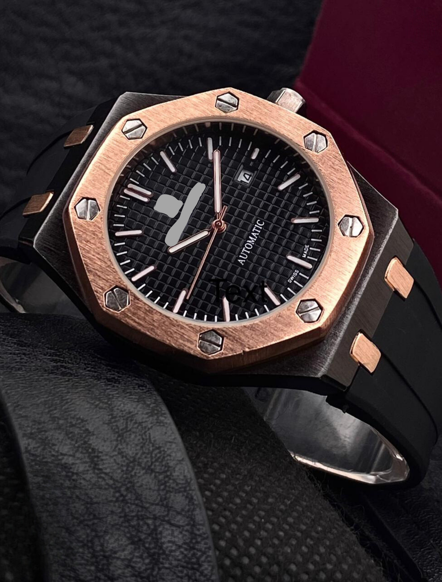 AUDEMARS PIGUET - All Black Silicon Watch