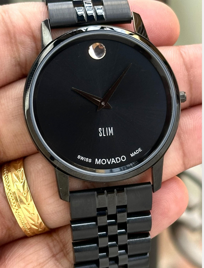 MOVADO - Museum Black Evolutionary wrist