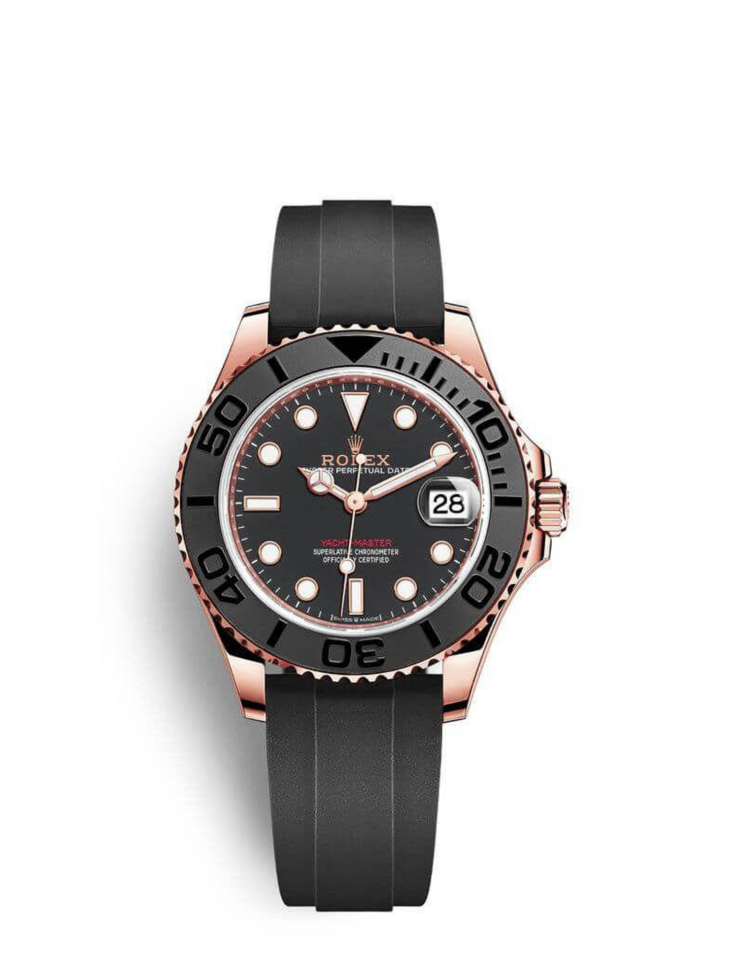 ROLEX - Black Fibre Strap With Black Ceramic Bezel