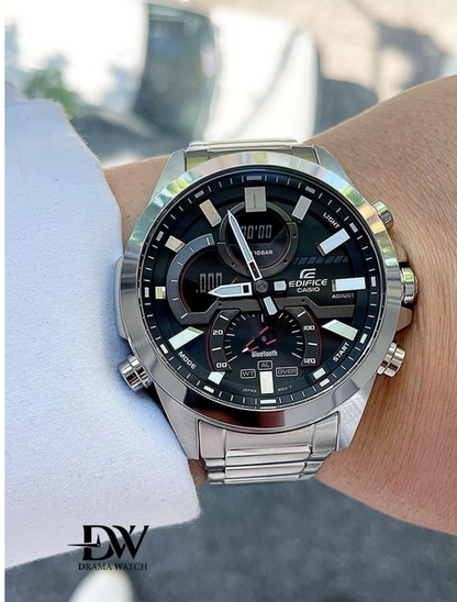 CASIO -Edifice ECB-30 stainless silver