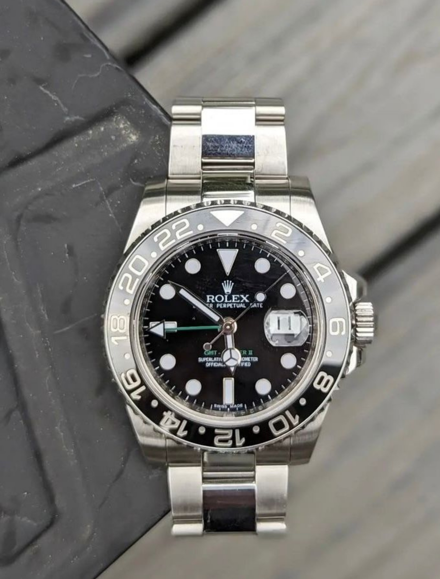 ROLEX - GMT Master Black & Gray Bezel Edition