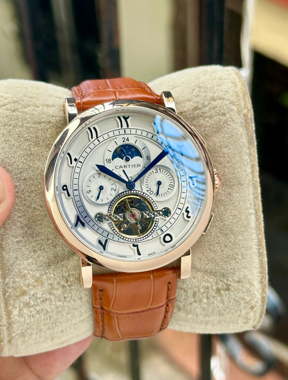 CARTIER - Tourbillon Open Heart & Back Automatic Movement