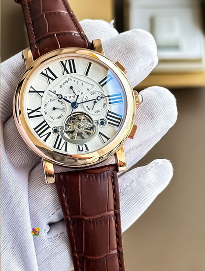 CARTIAR - Unforgettable Automatic Leather Watch