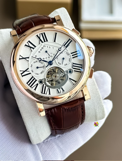 CARTIAR - Unforgettable Automatic Leather Watch