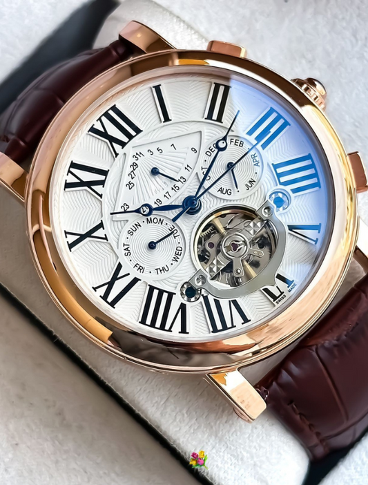 CARTIAR - Unforgettable Automatic Leather Watch