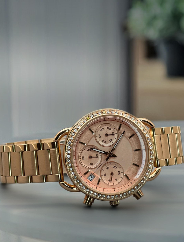 FOSIL - Multifunction Full Rose Gold Stainless Steel Women's Watch