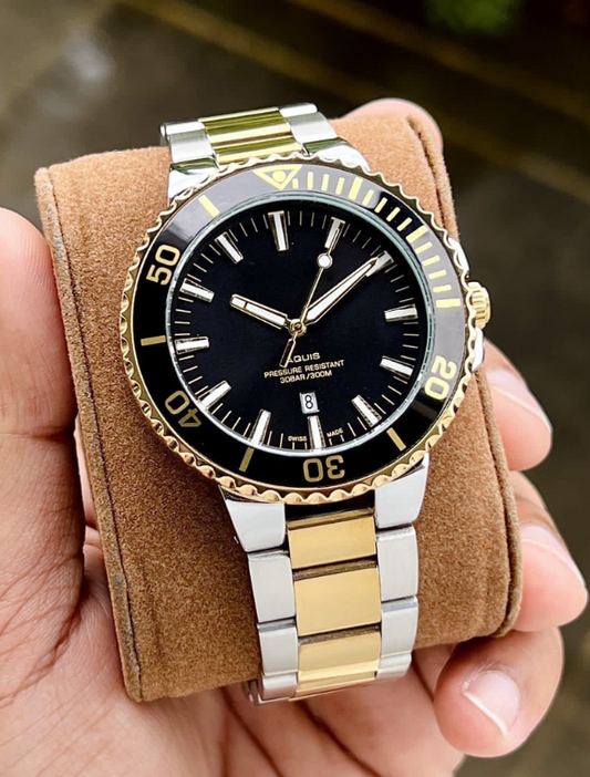 ORES - Metal Watch with Shining Rotating Bezel