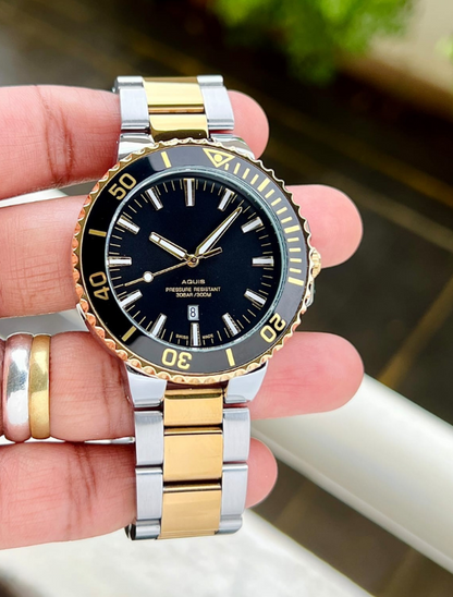 ORES - Metal Watch with Shining Rotating Bezel