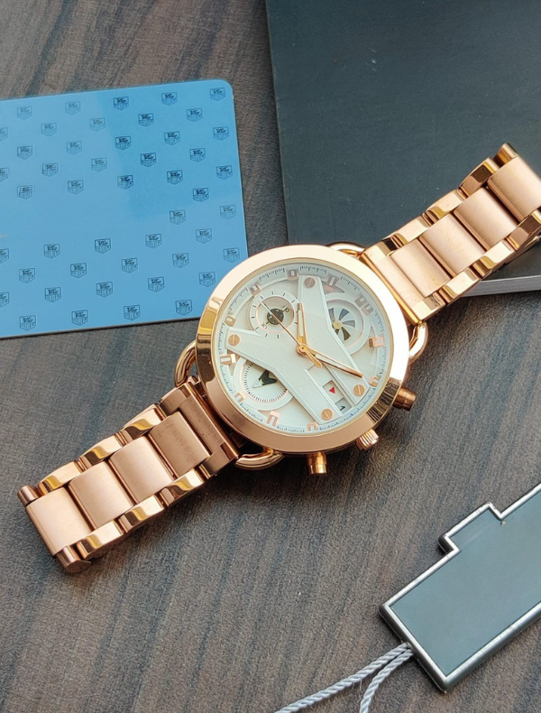 TEG HEUAR - Matt Metal Chain Full Rose Gold Piece