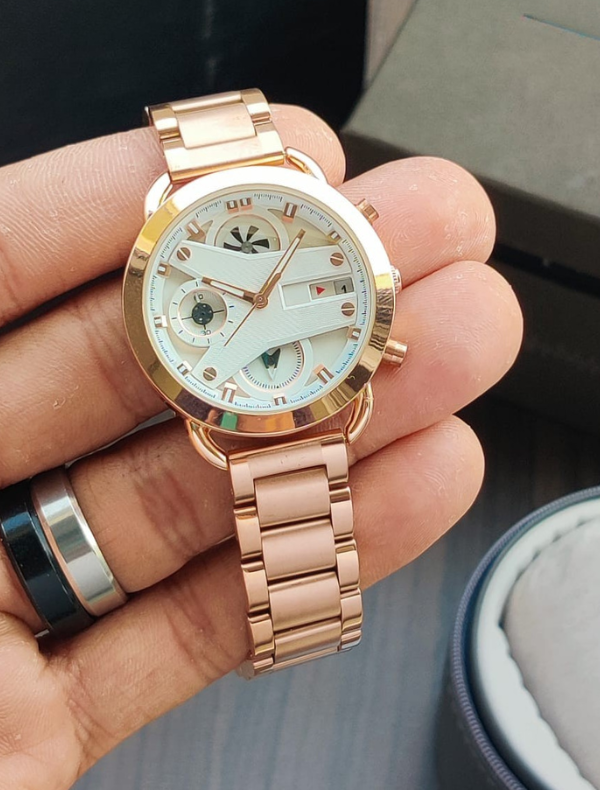 TEG HEUAR - Matt Metal Chain Full Rose Gold Piece