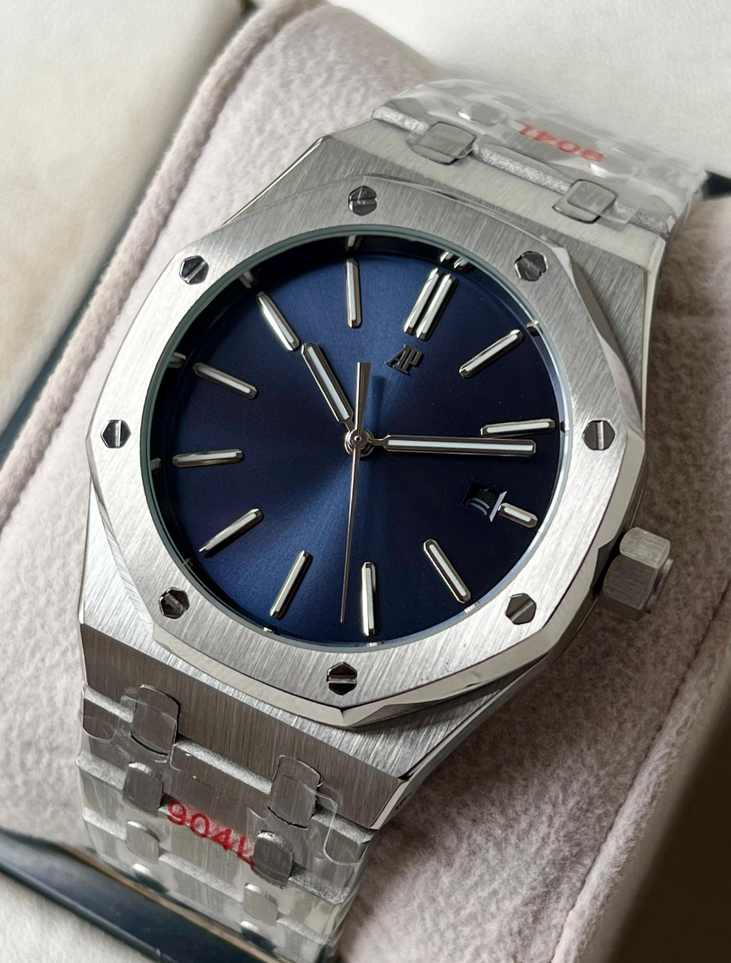 AUDEMARS PIGUET - BEST HIGH PREMIUM QUALITY AUTOMATIC MACHINE FULL STEEL BLUE DIAL