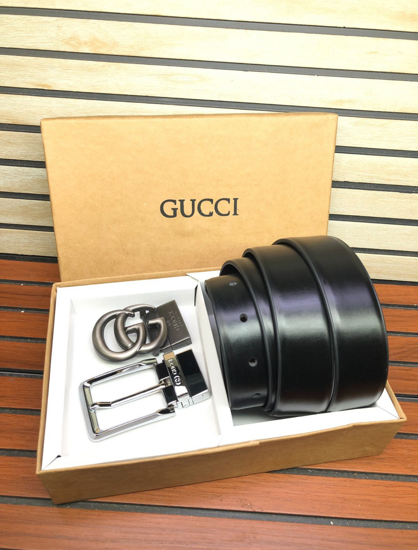 GUCCI - Double Buckle Combo