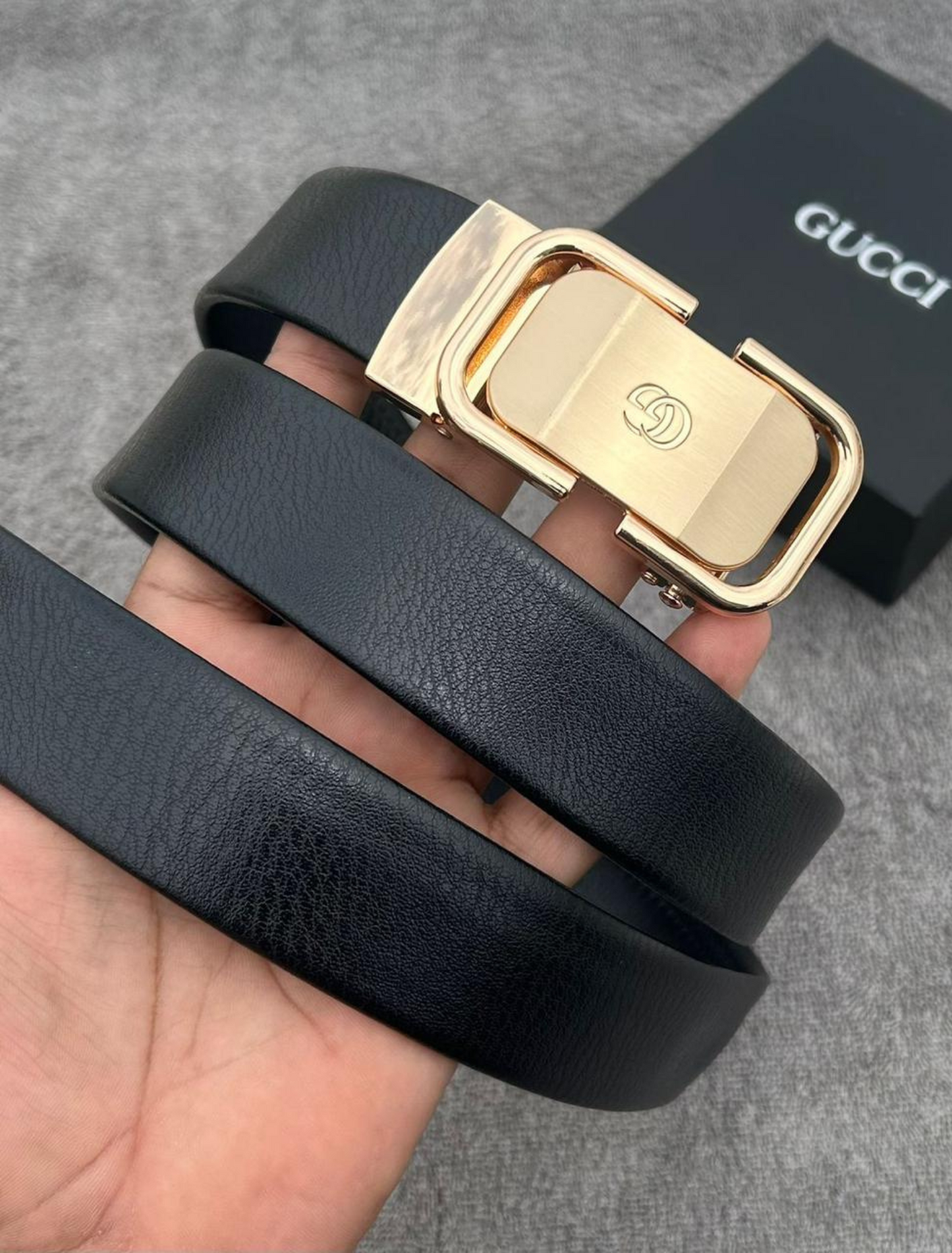 GUCCI - Formal and Casual Leather Strap Belt