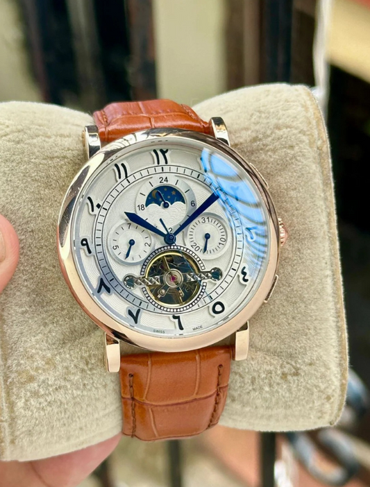 CARTIR - Tourbillon Open Heart & Back Automatic Movement