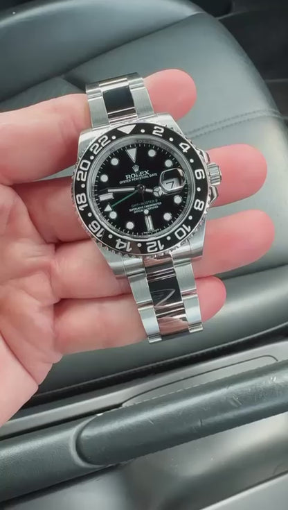 ROLEX - GMT Master Black & Gray Bezel Edition